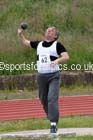 Shot putt, North East Masters Champs, Monkton Stadium,  Jarrow. Photo: David T. Hewitson/Sports for All Pics